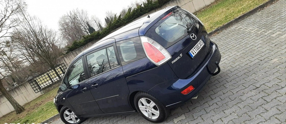 Mazda 5 cena 15400 przebieg: 211000, rok produkcji 2008 z Tuczno małe 562